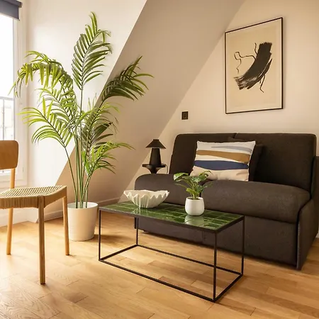 Charming A C - 2p- Montorgueil Feriehus Paris